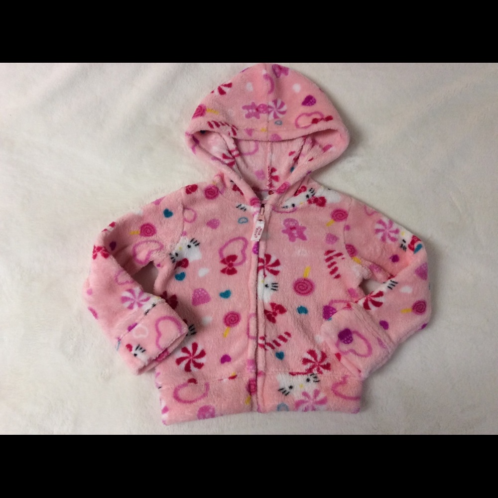 Sanrio Hello Kitty Hooded Fleece Candy & Kitty 24M